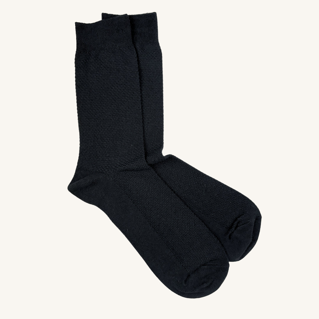 Black Bamboo Sock
