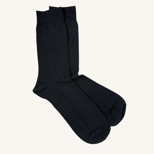 Black Bamboo Sock
